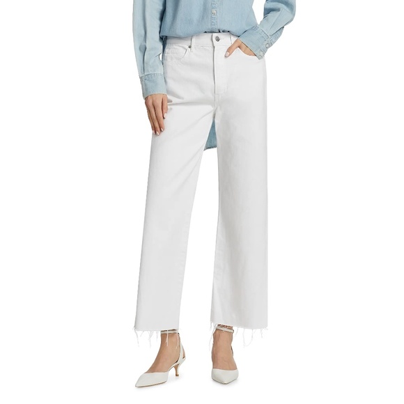 Veronica BeardTaylor High-Rise Cropped Wide-Leg Jeans